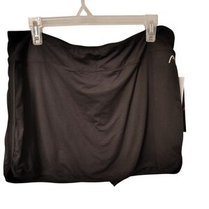 Head Women's Size XL Black Athletic Skort NWT